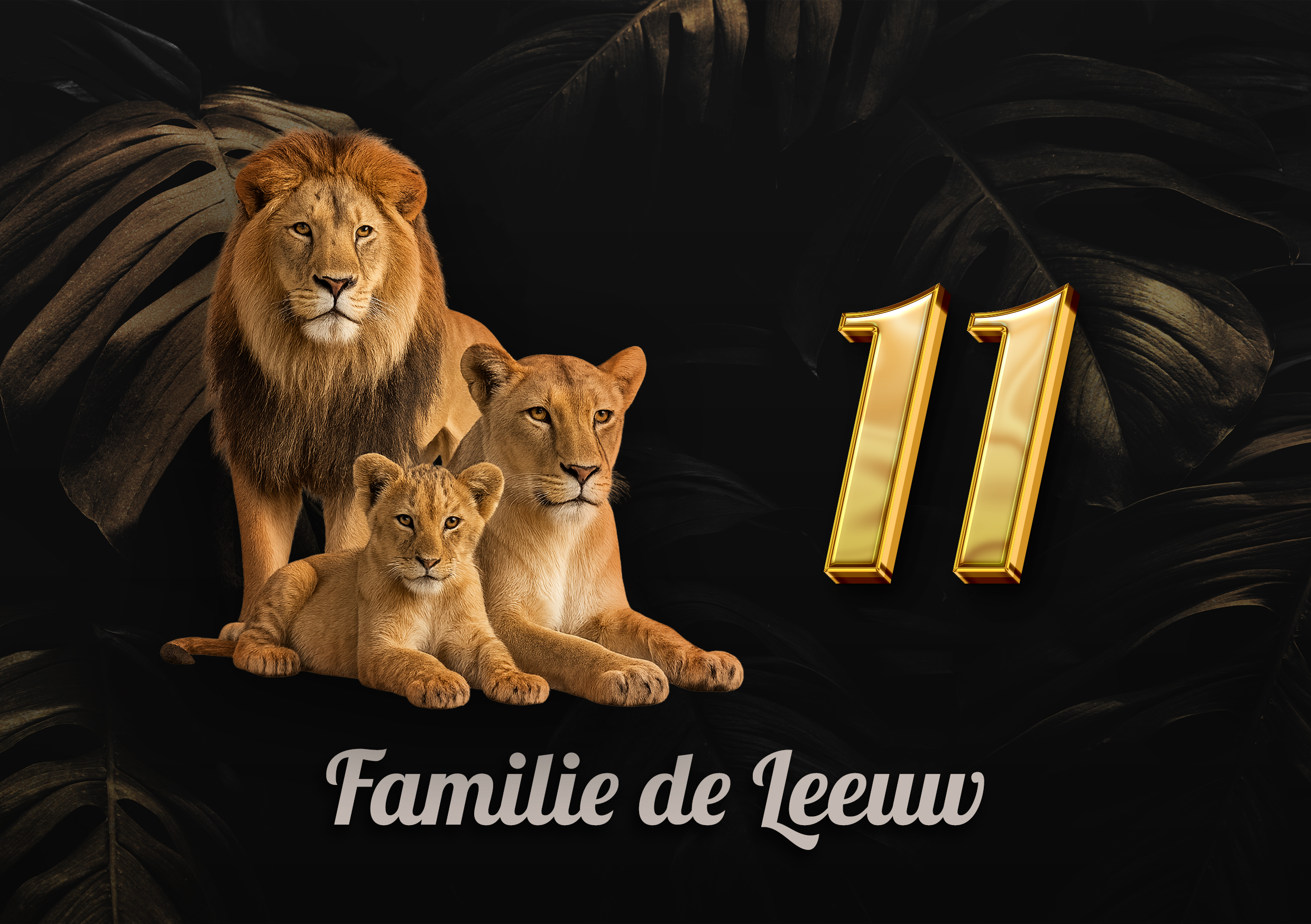 Leeuwen Naambordje 11