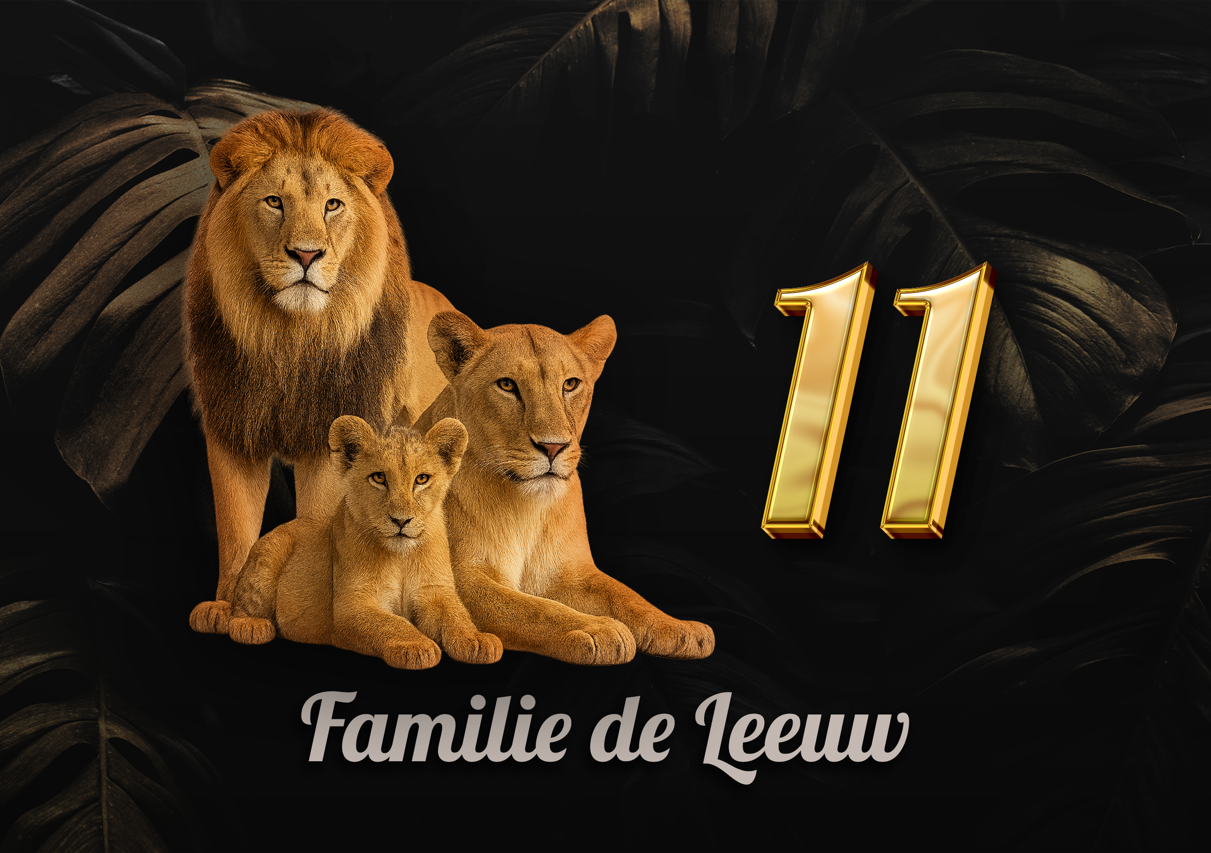 Leeuwen Naambordje 13