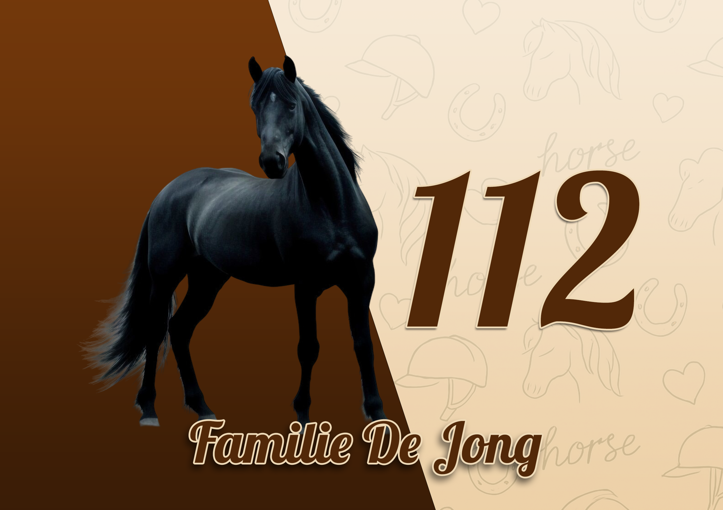 Paarden Naambordje 3